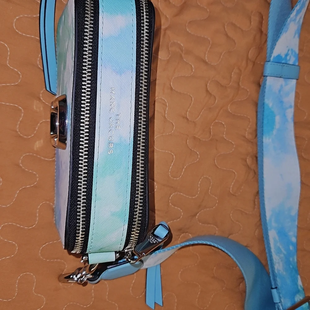 Marc Jacobs Blue and Green Crossbody Bag - Picture 4 of 10